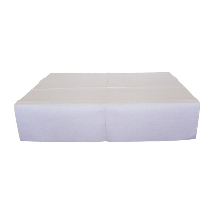 Pre-Cut Paper Tablecloth White 40g 1x1m (480 Units)