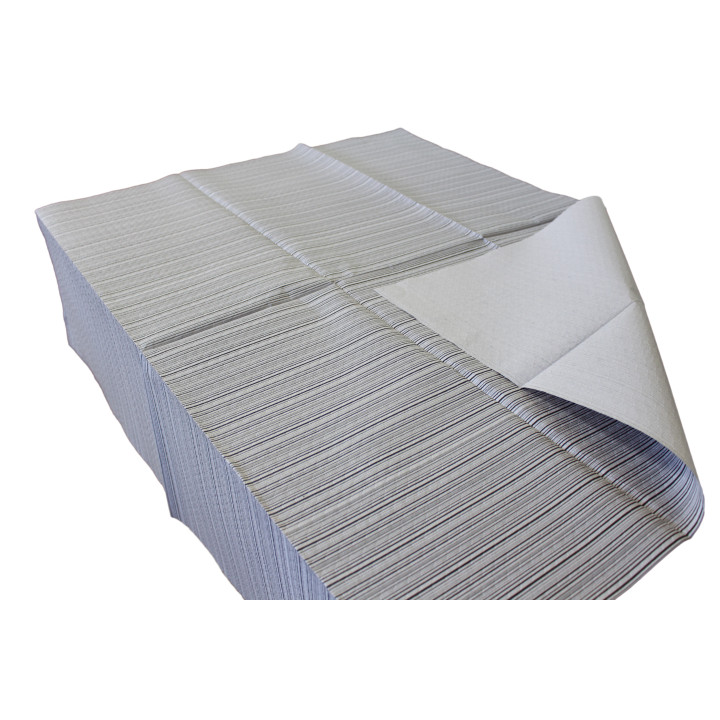 Pre-Cut Paper Tablecloth "Basic Black" 37g 1x1m (400 Units)  