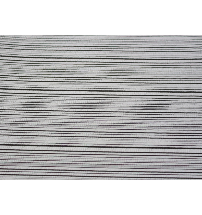 Pre-Cut Paper Tablecloth "Basic Black" 37g 1x1m (400 Units)  