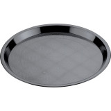 Plastic Tray Black Ø32cm (5 Units) 