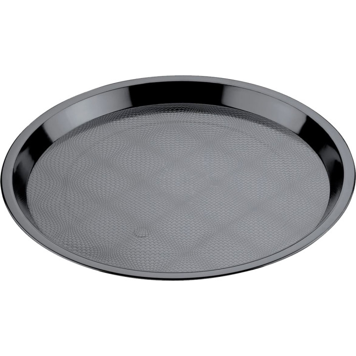 Plastic Tray Black Ø32cm (25 Units)