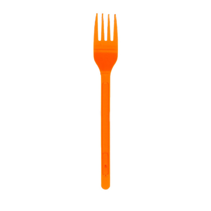 Plastic Fork PS Orange 17,5cm (600 Units)