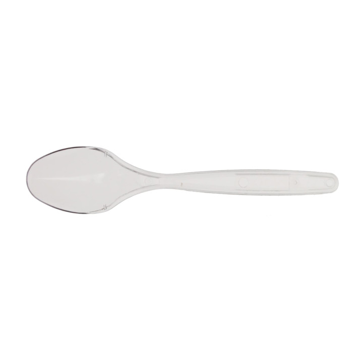 Plastic Teaspoon PS Clear 12cm (40 Units) 