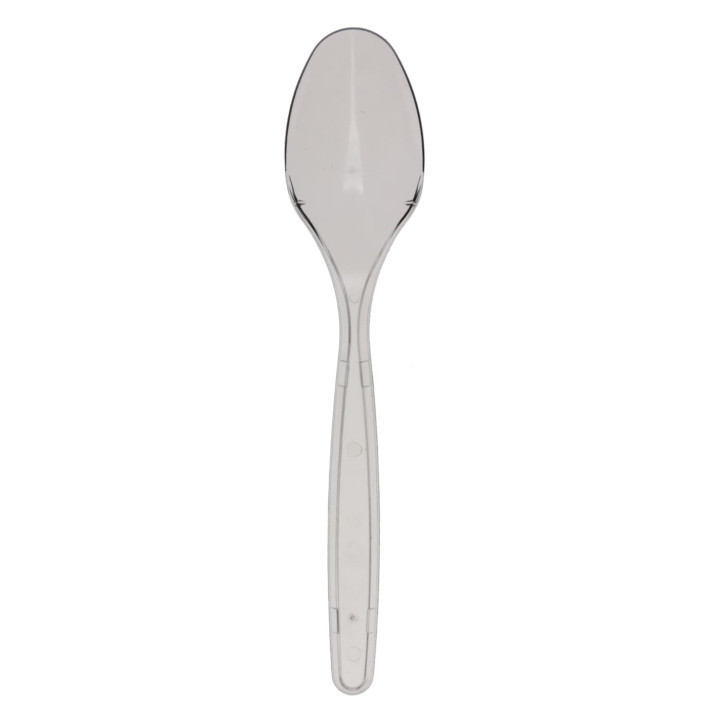 Plastic Spoon PS Clear 17,5cm (20 Units) 