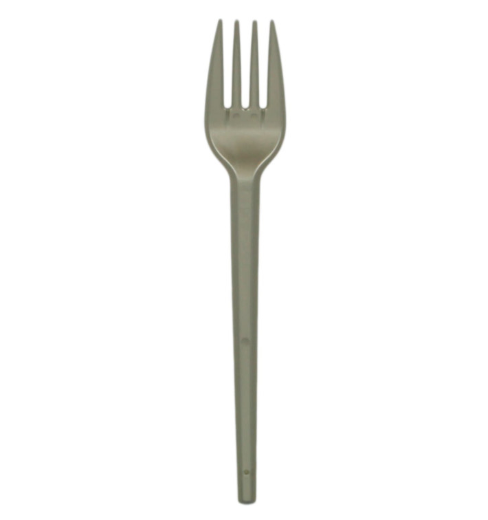 Plastic Fork PS Silver 16,5cm (20 Units) 
