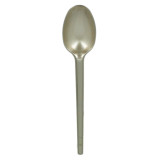 Plastic Spoon PS Silver 16,5cm (20 Units) 