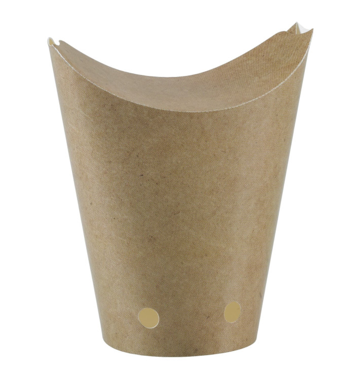 Paper Take-Out Box Kraft Closed 325ml (50 Units) 