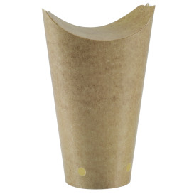 Paper Take-Out Box Kraft Closed 480ml (50 Units) 