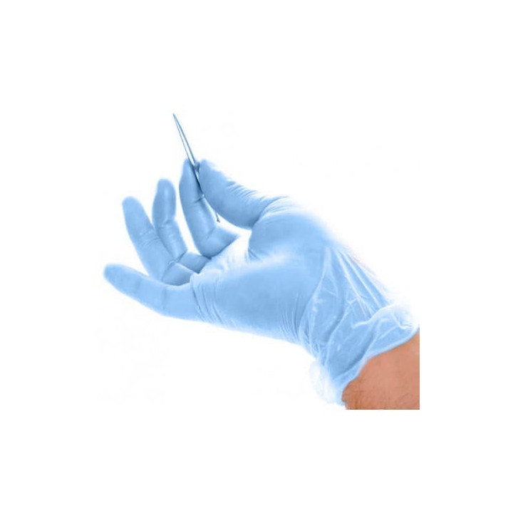 Vinyl Gloves Blue Size S (100 Units)