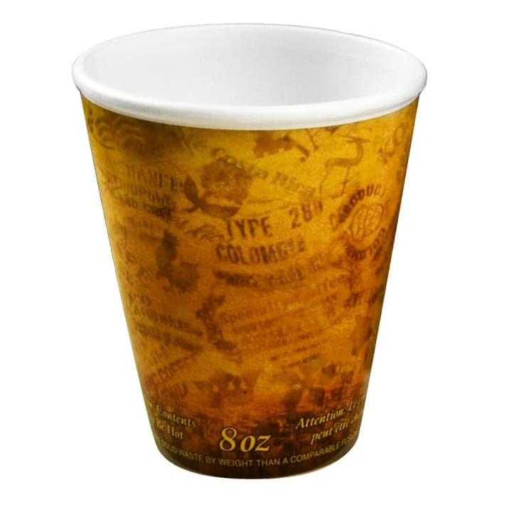 Foam Cup Fusion "Escape" 8Oz/266ml Ø8,1cm (25 Units) 