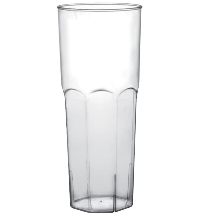 Plastic Collins Glass PS Clear Ø6,5cm 350ml (10 Units) 