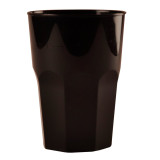 Plastic Cup for Cocktail PP Black Ø8,4cm 350ml (20 Units) 