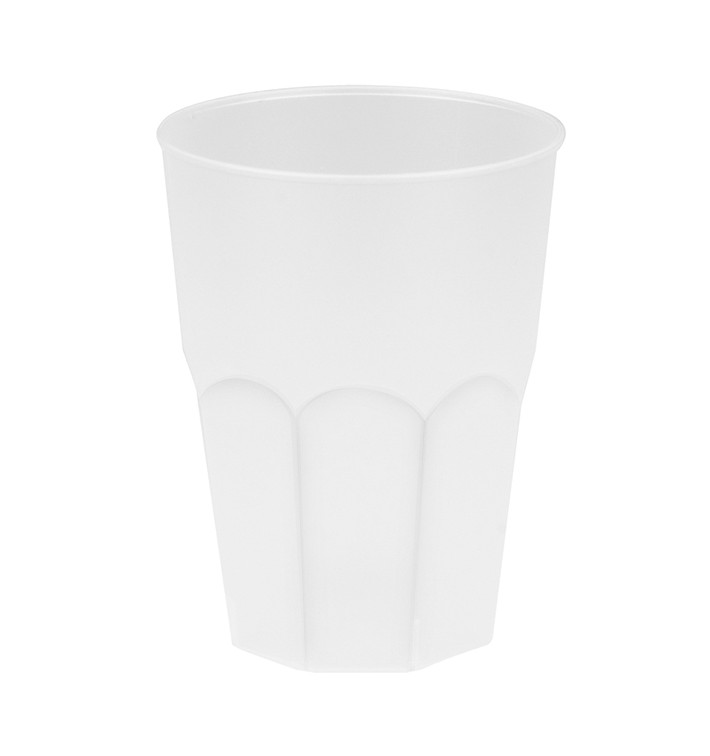 Plastic Cup PP "Frost" White 350ml (420 Units)