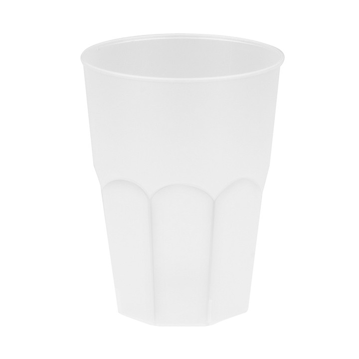 Plastic Cup PP "Frost" White 350ml (420 Units)