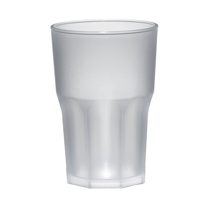 Plastic Cup PP Clear Ø8,5cm 400ml (75 Units)