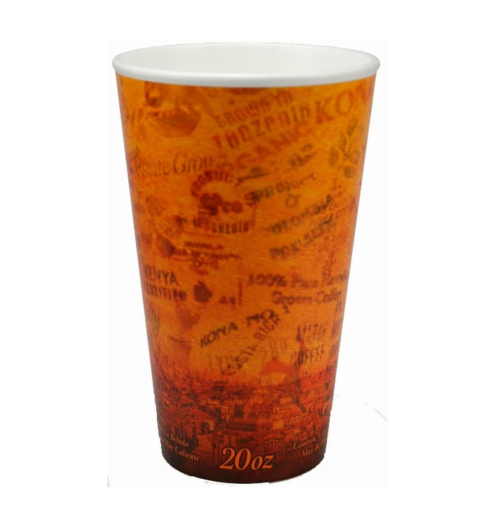 Foam Cup Fusion "Escape" 20Oz/591ml Ø9,4cm (20 Units) 