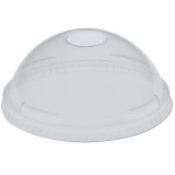 Plastic Dome Lid with Hole PET Crystal Ø10,7cm (25 Units)
