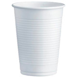 Plastic Cup PS White 230ml Ø7,0cm (100 Units)  