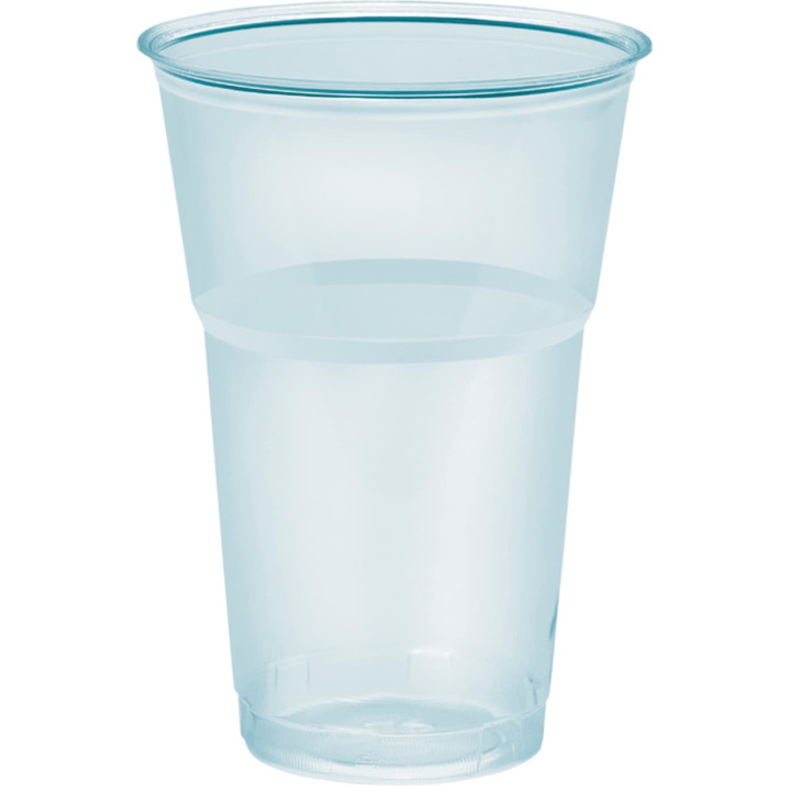 Plastic Cup PS Crystal "Diamant" 350ml Ø8,0cm (1000 Units)