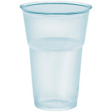 Plastic Cup PS Crystal "Diamant" 390ml Ø8,0cm (50 Units) 