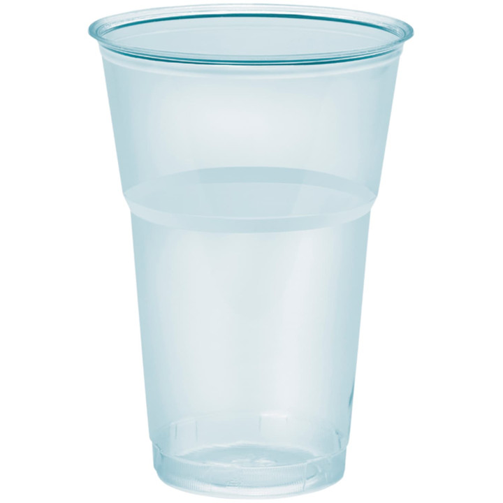 Plastic Cup PS Crystal "Diamant" 390ml Ø8,0cm (50 Units) 