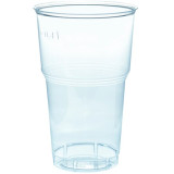Plastic Cup PS Crystal Clear 490ml Ø9,0cm (40 Units) 