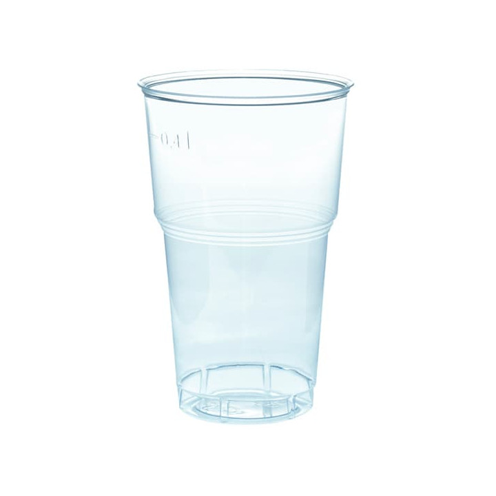 Plastic Cup PS Crystal Clear 490ml Ø9,0cm (1.000 Units)