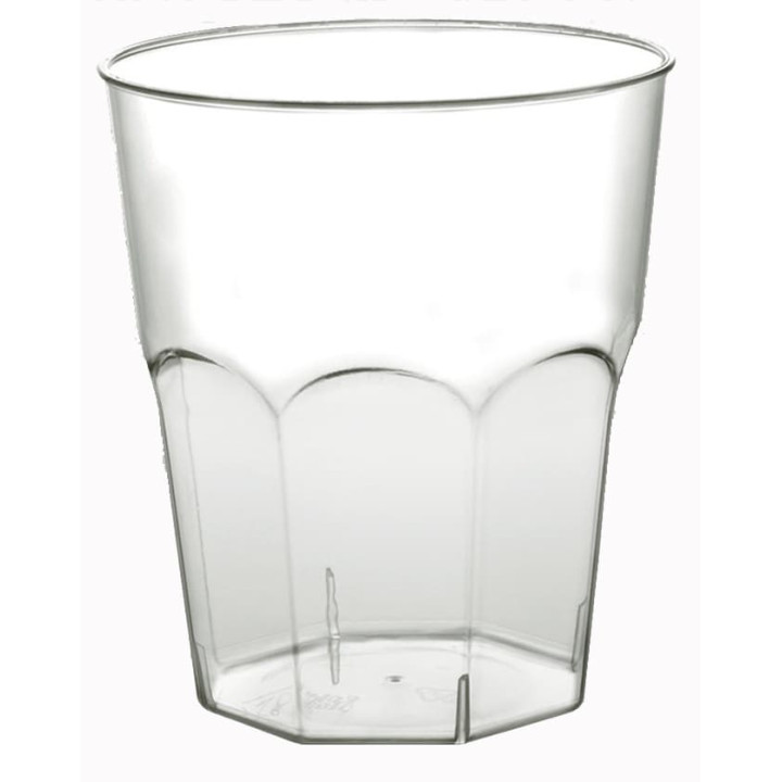 Plastic Cup Cocktail PS Clear Ø7,3cm 200ml (50 Units) 