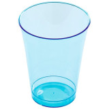 Plastic Cup PS Injection Moulding Turquoise 230 ml (10 Units) 