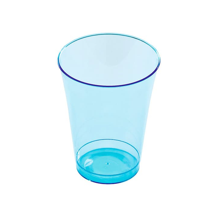 Plastic Cup PS Injection Moulding Turquoise 230 ml (150 Units)