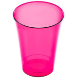 Plastic Cup PS Injection Moulding Raspberry 230 ml (10 Units) 