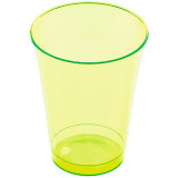 Plastic Cup PS Injection Moulding Green 230 ml (10 Units) 