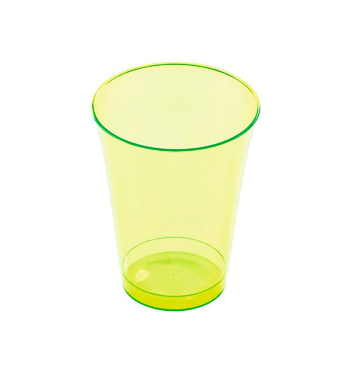 Plastic Cup PS Injection Moulding Green 230 ml (10 Units) 