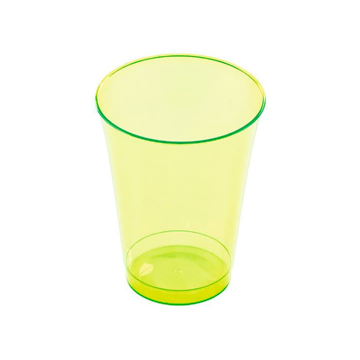 Plastic Cup PS Injection Moulding Green 230 ml (10 Units) 