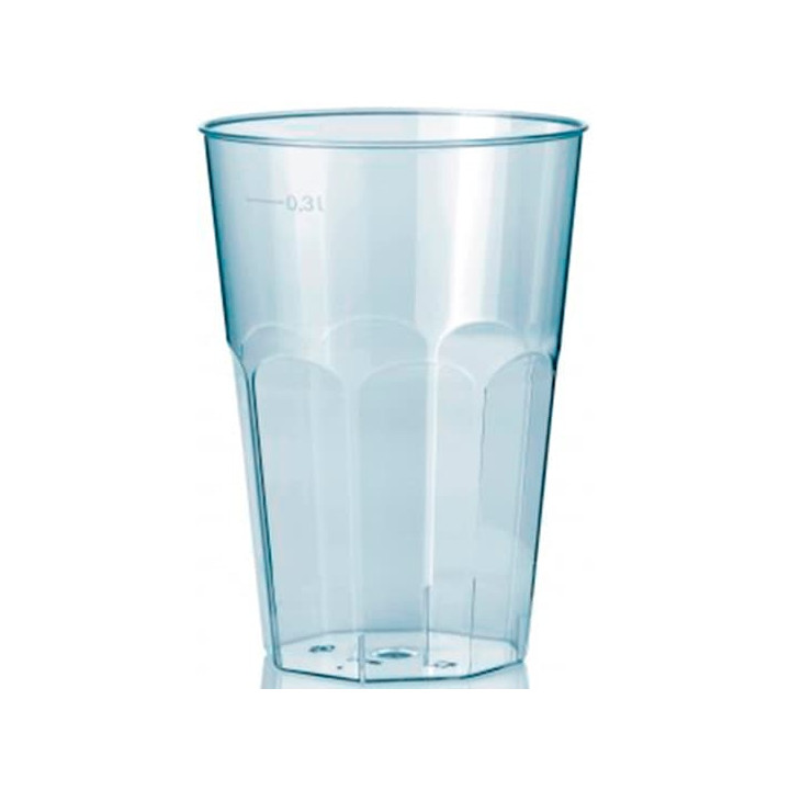 Plastic Cup PS Crystal "Deco" Clear 300 ml (30 Units)
