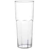 Plastic Collins Glass PS Clear Ø6,5cm 350ml (10 Units) 