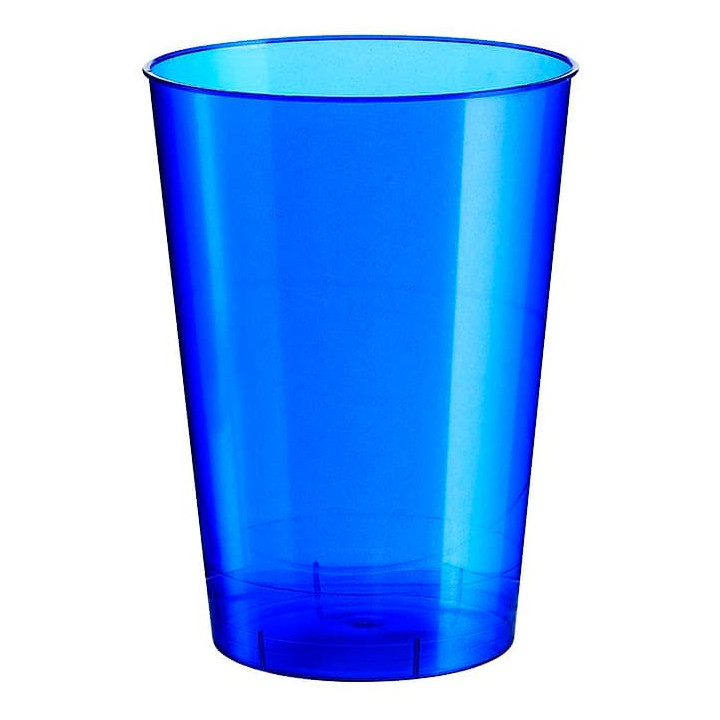 Plastic Cup PS "Moon" Blue Pearl 230ml (1000 Units)