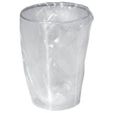 Plastic Cup PS "Moon" Wrapped Clear 230ml (50 Units) 