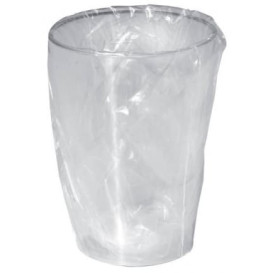 Plastic Cup PS "Moon" Wrapped Clear 230ml (500 Units)