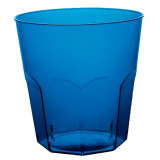 Plastic Cup PS Blue Clear Ø7,3cm 220ml (50 Units) 