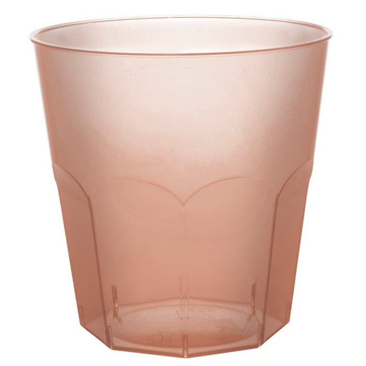 Plastic Cup PS Brown Clear Ø7,3cm 220ml (1000 Units)
