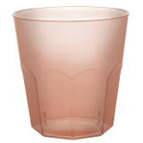 Plastic Cup PS Brown Clear Ø7,3cm 220ml (50 Units) 