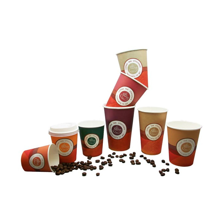 Paper Cup "Specialty to go" 12 Oz/384ml Ø8,5cm (1000 Units)