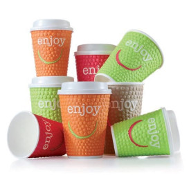 Paper Cup "Enjoy" 16 Oz/495ml Ø9,0cm (28 Units)