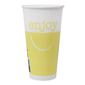 Paper Cup "Enjoy" 32 Oz/1000 ml Ø11,2cm (50 Units) 
