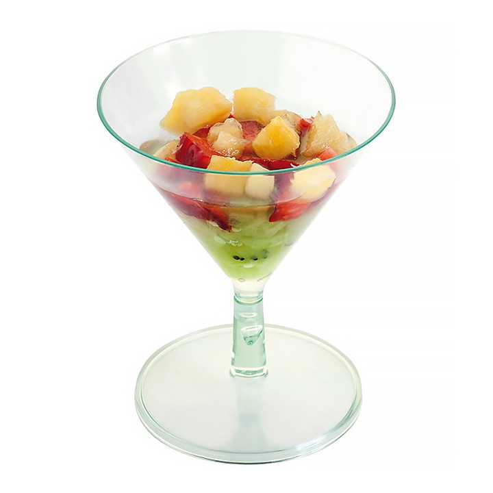 Plastic Glass Water Green 65ml (12 Units) 