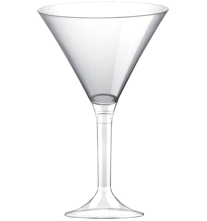 Plastic Stemmed Cup Clear Clear 185ml 2P (200 Units)