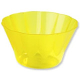 Plastic Cup "Royal" for Cocktail Yellow 500ml (25 Units)