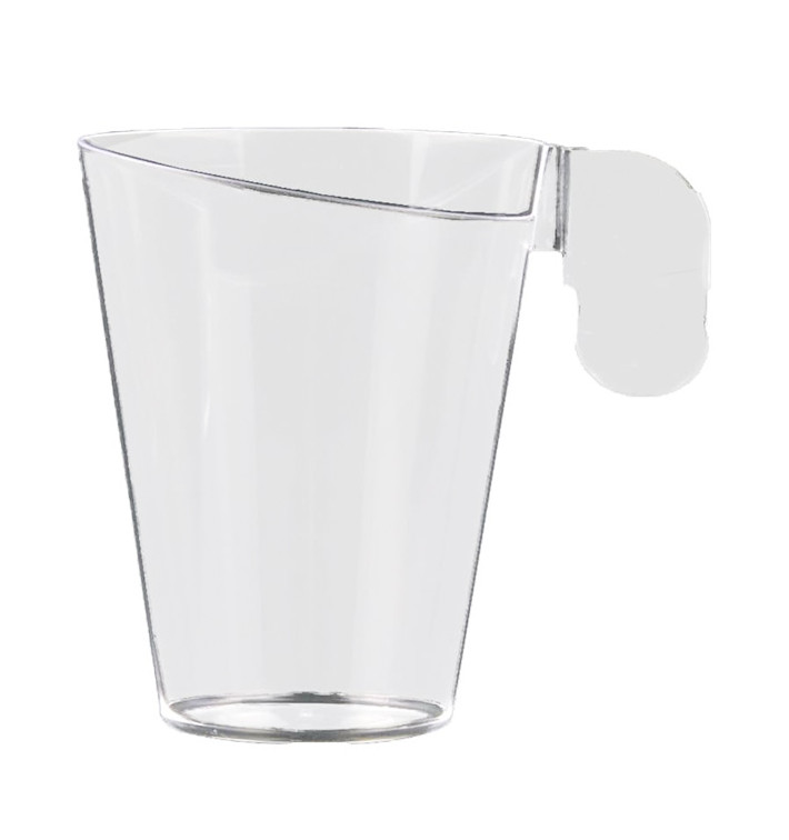Plastic Cup "Design" Clear 155ml (12 Units) 