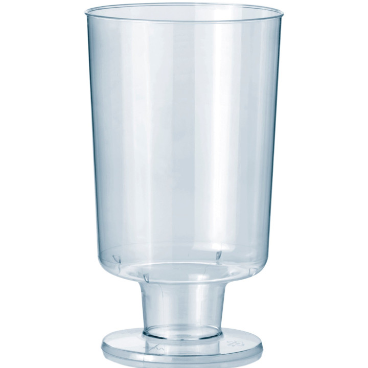 Plastic Stemmed Glass 150ml 1P  (12 Units)